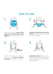 غارنييه سكين أكتيف قناع وجه هايدرا بوم لترطيب فائق بحمض الهيالورونيك والبابونج 32 ملل