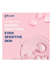 جونسونز منظف وجه جل مائي لترطيب منعش للبشرة العادية 150 ملل