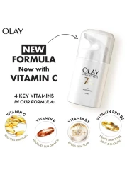 Olay Face Moisturizer Total Effects 7-in-1 Firming Night Cream With Vit B3 50g
