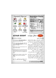 Shan Achar Gosht Curry Recipe And Seasoning Mix 50g