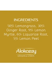 Alokozay Ginger And Lemon 25 Tea Bags