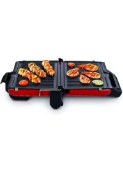 تيفال صانعة ساندويتشات شواية الترا كومباكت بقوة 1700 واط GC302528 أحمر
