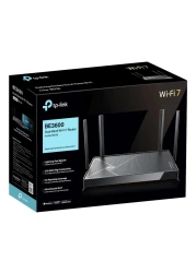 TP-Link Archer BE230 BE3600 Dual-Band EasyMesh Wi-Fi 7 Router Black