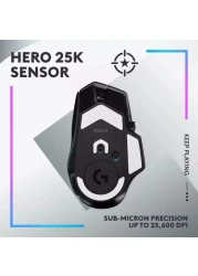 Logitech G502 X Plus Wireless Gaming Mouse - Black