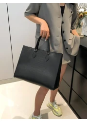 حقيبة السفر/التسوق كبيرة الحجم ذات طبعة أنماط الثعابين، مناسبة للاستخدام على مدار العام، متعددة الاستخدامات