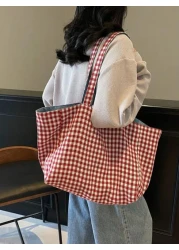 حقائب كانفاس قابلة للعكس للربيع والصيف، حقيبة جينز قماشية زرقاء ، حقيبة ظهر قماشية كبيرة، حقيبة نسائية خفيفة