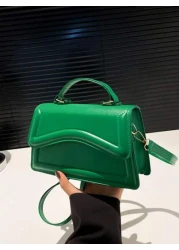 Fashionable Solid Color Minimalist Retro Mini Handbag Suitable For Shopping Wallet Young Women College Students New Graduates Office Workers Suitable For Office College Work Business Commuting Outdoor