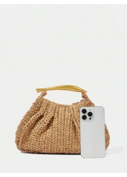 SHECARRY Women s Vacation Bohemian Woven Tote Bag