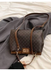 Fashion 2024 Sells European And American Retro Ladies Custom Printed Scratch Resistant Materials Holiday Gifts Middle Aged Mother Bags Large Capacity To Meet Daily Travel And Shopping Occasions And Ca