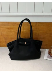 Large Capacity Tote Bag New Stylish And Minimalist Commuter Handbag Fashionable And Versatile Shoulder Bag For Women