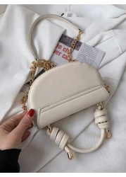 حقيبة سروج مصغرة بحردقة ، حقيبة عمل كاجوال أنيقة للنساء ، مثالية للمكتب والأعمال والعمل