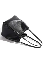 2025 Spring Summer New Fashion Silver Color Women Handbag Lunchbox Bag Bright Leather Stylish Cool Y2K Style Cute Square Winged Toiletry Bucket Crossbody Bag