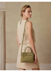 MOTF PREMIUM METAL FASTENER DECORATED TOP HANDLE BAG FOR WORK