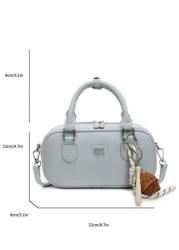 1 حقيبة يد للنساء من المواد البولي يوريثان المقاومة للخدش والاهتراء، مناسبة للتسوق والمواعدة والحفلات وأثناء