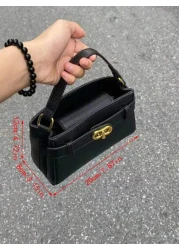 New Style Women s High Quality Texture Handbag Shoulder Bag Fashionable Crossbody Bag Simple Square Shaped Bag Versatile And Stylish For Going Out