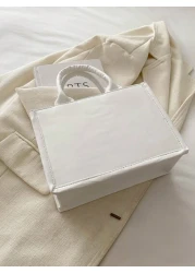 Fashionable Summer Handheld Bag With Large Capacity And Textured Design For Women