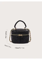 Lightweight Mini Bag Chain Bag Quilted Thread Bag Clutch Bag Bucket Bag Crossbody Bag Suitable For Teen Girls College Students And White Collar Workers Perfect For Office University Work Business Comm