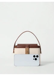 Fashionable Simple Square Bag Handbags For Female Daily Use Shopping Travel Campus Minimalist Lightweight Color Contrast With Adjustable Strap Leather Women Crossbody Bag Shoulder Bag Commuter Bag For