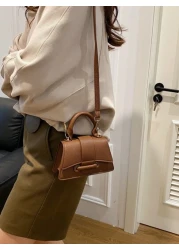 حقيبة يد صغيرة مربعة عصرية ميني شيك متعددة الأغراض، حقيبة كتف وحقيبة عبر الجسم للنساء ذات تصميم زهري