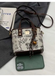 حقيبة يد صغيرة للنساء بشكل صيني مطرز، موضة جديدة عام 2025، حقيبة كروس بودي متعددة الاستخدامات، أنيقة للربيع وال