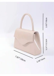 Simple Mirror Leather Evening Bag With Handle Shoulder Strap And Handheld Option Tready Bride Bag Tready Party Bag Bride Bag Perfect For Party Wedding Prom Dinner Banquet Matching With Wedding Dress F