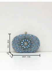 Dedoo New Sunflower Diamond Buckle Fashion Dinner Bag Party Evening Dress Joker Hand Slung Shoulder Bag Wedding Bag Female Bag