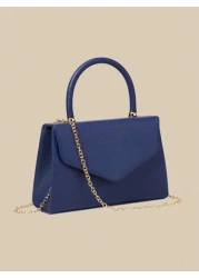 هذه الحقيبة المسائية لها سعة معينة لحمل العناصر مثل الهاتف والمحفظة والمستحضرات التجميلية. التصميم القابل لل