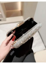 Moonlit EveBag Rhinestone Decor Women s Evening Bag