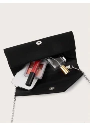 Fashionable Women s Evening Bag New Style Women s Clutch Bag Striped Asymmetrical Flap Party Bag Elegant Women s Shoulder Bag Prom Bag Charming Bridal Banquet Bag Suitable For Dinner Prom Party Gradua