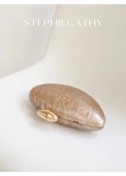 STEPHIECATHY Women s Glamorous Elegant Acrylic Clutch Magnet Closure Long Chain Shoulder Cross Body Evening Bag For Dinner Cocktail Party Banquet Dating Gift Perfect For Party Wedding Prom Dinner Banq