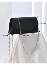Glamorous Elegant Exquisite Quiet Luxury Sequin Stylish Luxury Shiny Glitter Envelope Bag Mini Flap For Club Party Prom Perfect Bride Purse For Wedding Prom Party Events Evening Bag Dinner Bag For Par