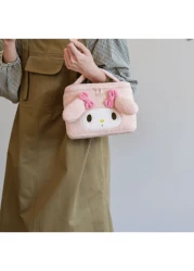 1PC Melody Travel Makeup Bag Large Capacity Lightweight Toiletry Handbag Bath Shower Bag Multifunctional Cosmetic Organizer Cute Handbag Wallet Pouch Case Portable Cosmetics Brush Storage Clutch With