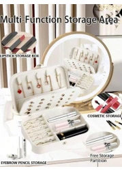 1pc Portable Travel Jewelry Box Fashion Zipper Jewelry Case Mini Ring Box Waterproof PU Leather Storage Bag Jewelry Organizer And Container With Velvet Lining For Rings Earrings Pendants Necklaces Bra