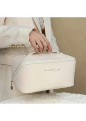 حقيبة سفر متعددة الوظائف لحفظ مستحضرات التجميل والعناية بالبشرة، حقيبة تنظيم المستحضرات لأدوات المكياج والم