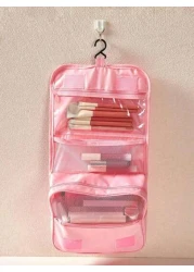 حقيبة مكياج، حقيبة عناية شخصية، حقيبة مستحضرات تجميل للسفر، منظم عناية شخصية قابل للتعليق، حقيبة عناية شخصية