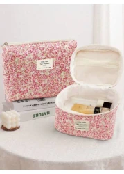 3pcs Set Makeup Bag Makeup Pouch Cosmetic Bag Travel Makeup Bag Home Makeup Bag School Makeup Bag Dorm Makeup Bag Travel Essentials Large Capacity Makeup Bag Women Makeup Bag Cosmetic Storage Bag Trav