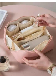 حقيبة مكياج، منظم مكياج، حقيبة تخزين محمولة للسفر، حقيبة أدوات تجميل مقاومة للماء، حقيبة معلقة متعددة الوظائ