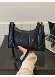 Lightweight Business Casual Mini Quilted Flap Fashionable Square Bag For Teen Girls Women College Students Rookies White Collar Workers Perfect For Office College Work Business Commute Outdoors Travel