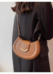 Women s Simple PU Handbag Shoulder Bag Crossbody Bag Clutch Bag Multifunctional Bag