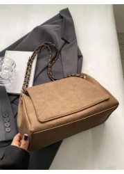 1 high end stylish versatile vintage high capacity chain cross body bag for women s daily commute