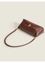 2025 Latest French Fashion Underarm Women Handbag Retro Minimalist Baguette Style High Quality Versatile Women Shoulder Bag