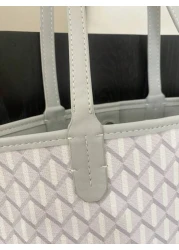 White Fashion Simple Classic Retro Leather Diamond Check Pattern Handbag Casual Women Tote Bag Shoulder Bag Exquisite PU Material Suitable for Parties Work Travel School Shopping Gifts