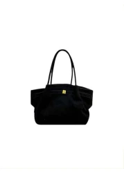 European And American Niche Design Suede Leather Bucket Bag With Buckle Women Street Handbag For Autumn Winter Shopping Commuting Party Gift