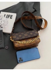 1pc Vintage Leisure Armpit Bag Shoulder Chain Bag Women s Commuter Diagonal Package Retro Inspired Bag For Women