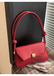 New Fashion Casual Metal Hardware Hot Selling Coin Small Purse Women Handbag Solid Color PU Leather