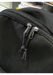 peach tree 1pc Fashionable Casual Men s Backpack Solid Color Adjustable Shoulder Strap Large Capacity Zipper Closure Nylon Waterproof Simple Stylish Design Suitable For Sport Travel Peach Tree Brand C