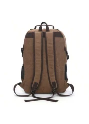 New Washed Canvas Backpack Casual Street Style Fashion Large Capacity Multi Function Daypack Backpack For Travel