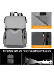 Clevn Kare Waterproof Backpack For Men Business Commute Laptop Bag Korean Style Casual Student School Bag Travel Rucksack Graduation