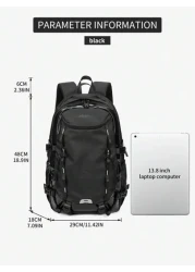 Large Capacity Outdoor Hiking Backpack Multifunctional Unisex Backpack For Travel Hiking Sports Water Resistant Padded Shoulder Straps To Relieve Fatigue Holiday Essentials Men Essentials