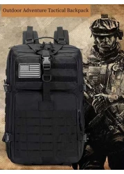 50L 1000D Nylon Waterproof Trekking Fishing Hunting Bag Backpack Outdoor Military Rucksacks